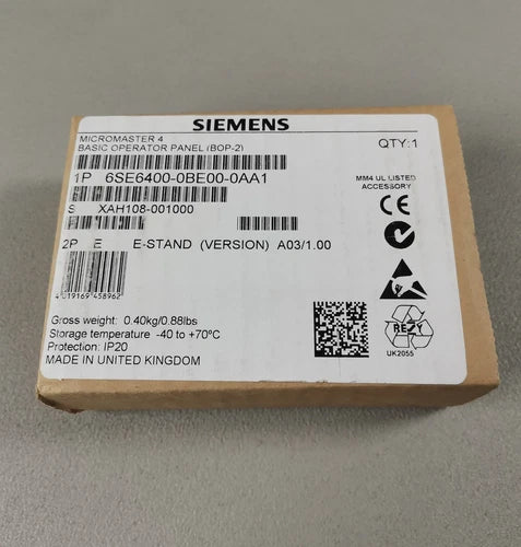 Siemens 6SE6 400-0BE00-0AA1 / 6SE6400-0BE00-0AA1 NEU OVP