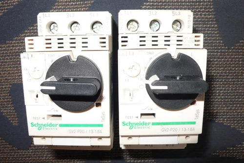 DISJONCTEUR MOTEUR TRIPHASE MONO 13¨¤ 18A RELAIS THERMIQUE SCHNEIDER ELEC GV2-P20