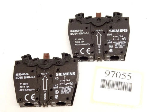 Siemens Schaltelement 3SB3400-0A / Inhalt : 2 St¨¹ck