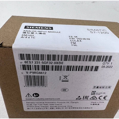 New Siemens 6ES7231-5QF32-0XB0 S7-1200 Analog Input SM 1231 6ES7 231-5QF32-0XB0