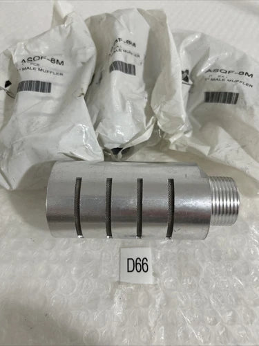 (4) Arrow Pneumatics Asqf - 8M 1¡± Male Muffler (3) In Sealed Bags Fast Shipping!
