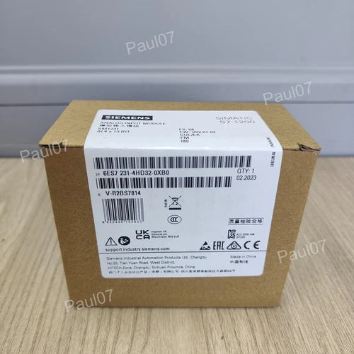 New Siemens 6ES7231-4HD32-0XB0 S7-1200 Analog Input SM 1231 6ES7 231-4HD32-0XB0