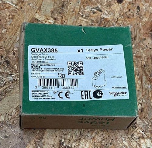 Schneider Electric - GVAX385 - TeSys GV2 Undervoltage Release 380-400V AC 50Hz