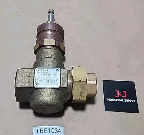 *NEW SURPLUS* Siemens 599-03175 Valve Cv 6.3 2-Way 3/4" ???? Made + Warranty!