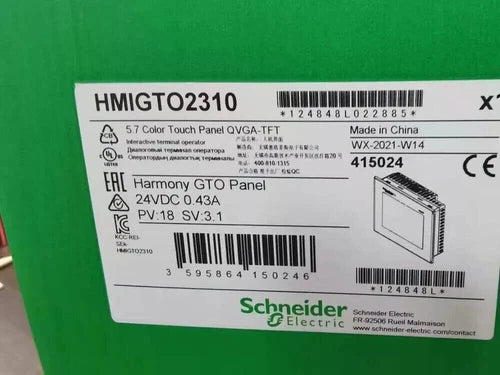 One New Schneider HMIGTO2310 Touch Screen In Box Expedited Shipping