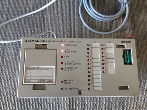 3G2S6-CPU15 3G2A9-BAT07 SYSMAC S6 OK TESTADO PLC HMI OMRON USADO ok