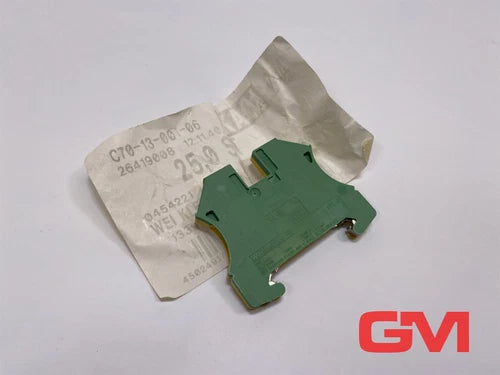 34 x Weidm¨¹ller Reihenklemmen WPE4 terminal block 1010100000 4mm? 480A gr¨¹n-gelb