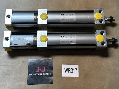 (2)NEW NO BOX- PHD A3VF-1X2-7/8X3/4-E Pneumatic Piston Cylinder || WARRANTY ????