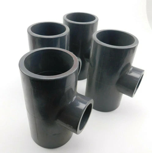 +GF+ Giunto Di Giunzione PN 10 63-40-63 PVC-u ** 4 Pezzi **