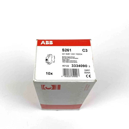 ABB S261 C3 Sicherungsautomat Leitungsschutzschalter GH S261 0001 R0034 (10Stk.)