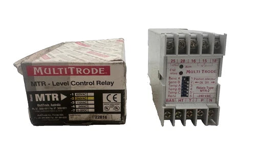 Multitrode Level Controller MULTITRODE MTR-2 240VAC LEVEL CONTROL RELAY – 360plcworld