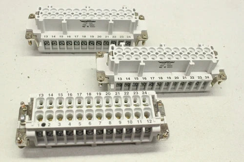 3x WALTHER 16A 500V 600V Stecker 710124