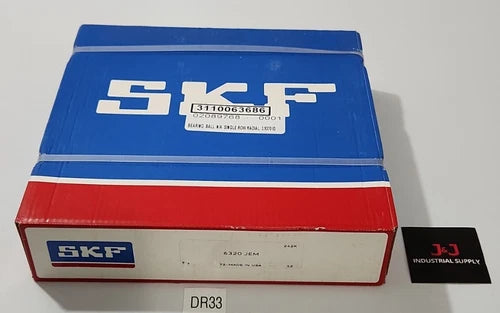*BRAND NEW SEALED* SKF 6320 JEM Single Row Ball Bearing 6320JEM + Warranty!