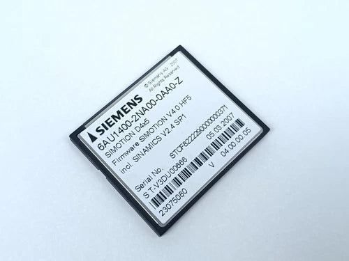 西门子 Simotion D4x5 存储卡 6AU1400-2NA00-0AA0-Z TOP ZUSTAND