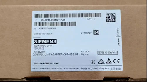 New Siemens 6SL3244-0BB12-1PA1 6SL3 244-0BB12-1PA1 G120 CONTROL UNIT CU240E-2