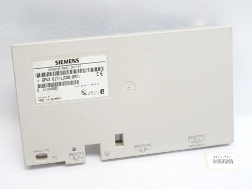 Siemens Backcover R¨¹ckschale Panel OP17 6AV3617-1JC00-0AX1 6AV3 617-1JC00-0AX1