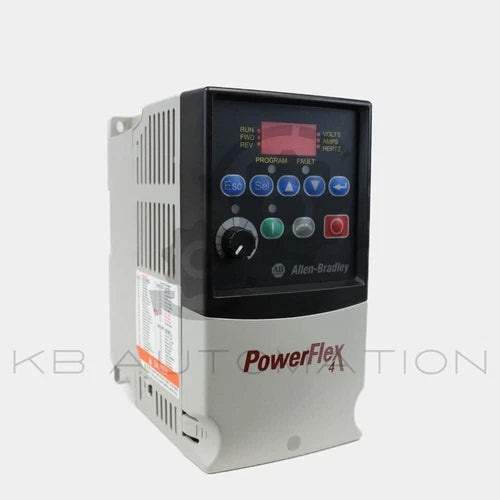 22A-A1P4N113 PowerFlex4 AC Drive, 240VAC, 1-ph, 1.4A, 0.2kW (0.25HP), frame: A