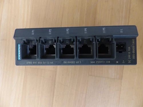 SIEMENS SIMATIC NET INDUSTRIAL ETHERNET SWITCH SCALANCE X005 1P 6GK5005-0BA00-1A