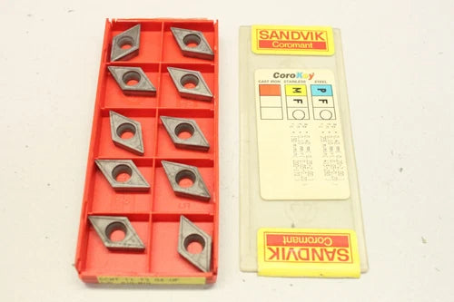 10x SANDVIK 7N0416082 Wendeschneidplatten DCMT 11 T3 04-UF OVP
