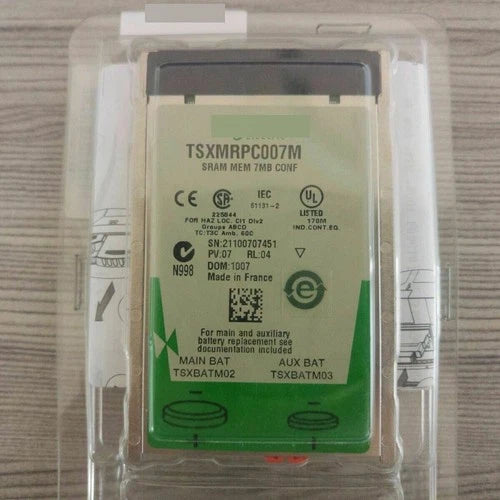 one New Schneider PLC PCMCIA Memory Card TSXMRPC007M Fast Ship