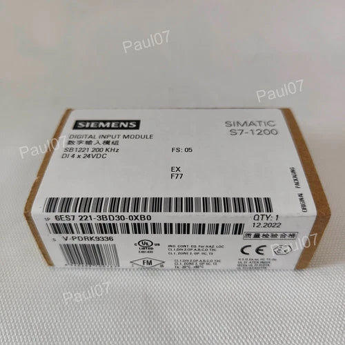 New Siemens 6ES7221-3BD30-0XB0 6ES7 221-3BD30-0XB0 S7-1200 Digital Input SB 1221
