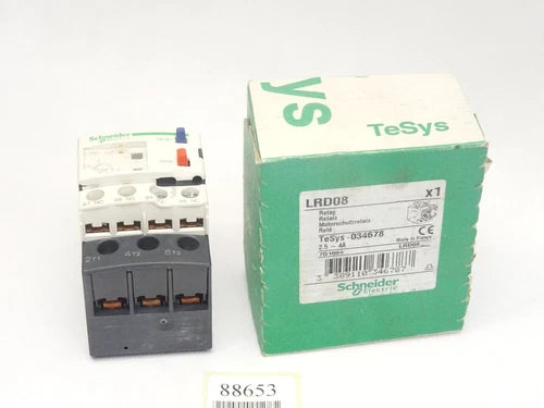 Schneider Electric LRD08 Motorschutzrelais / TESys 034678 / Neu OVP