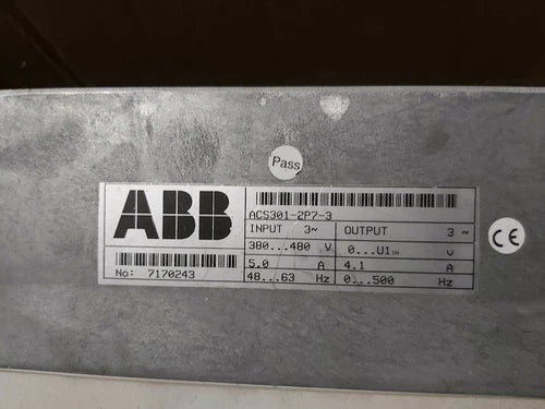 ACS 301-2P7-3-00P10 ABB INVERTER