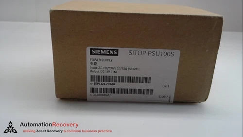 SIEMENS 6EP1323-2BA20, SITOP PSU300S 24 V/10 STABILIZED POWER SUPPLY, NE #276838