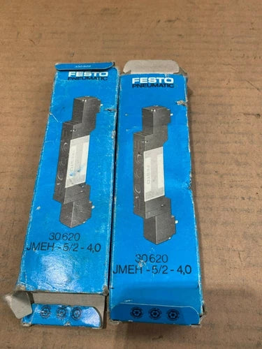 2 pc X  NEW FESTO 30620 JMEH-5/2-4.0 SOLENOID ACTUATED VALVE -
