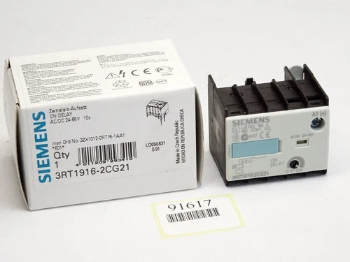 Siemens Zeitrelais-Aufsatz 3RT1916-2CG21 / Neu OVP