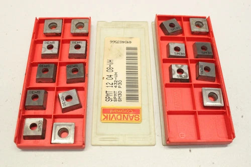 17x 山特维克 SPMT 12 04 08-WH 4N0403566 SM30 P30 Wendeschneidplatten OVP
