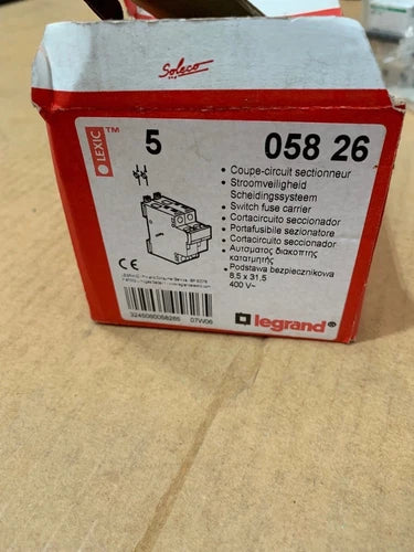 3 x COUPE-CIRCUIT   LEXIC - 2P - CARTOUCHE CYLIND IND 8X32 400 V Legrand 05826