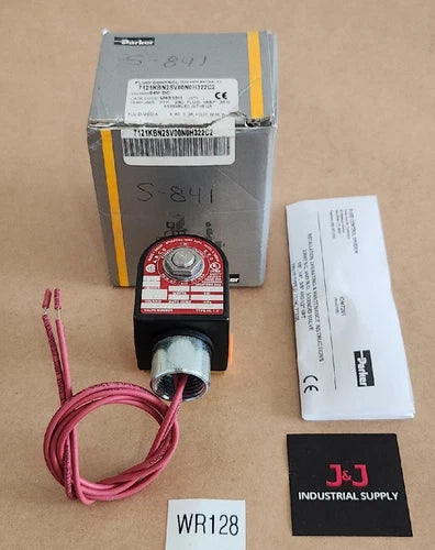 *BRAND NEW* Parker 7121KBN2SV00N0H322C2 2-Way Solenoid Valve 24Vdc + Warranty!