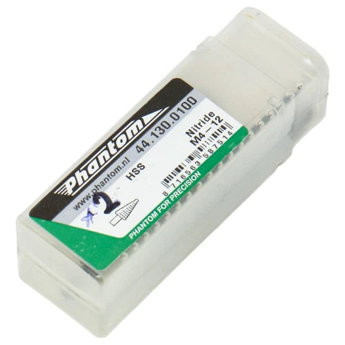 44.130.0100 (44.130) PHANTOM,HSS Stufenplattenbohrer 螺旋氮化物 4-12 毫米 ...