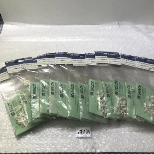 *Brady 33418 SCN-23-1 ( Lot Of 13 ) Clip-Sleeve Wire  Markers Pack Of 50#
