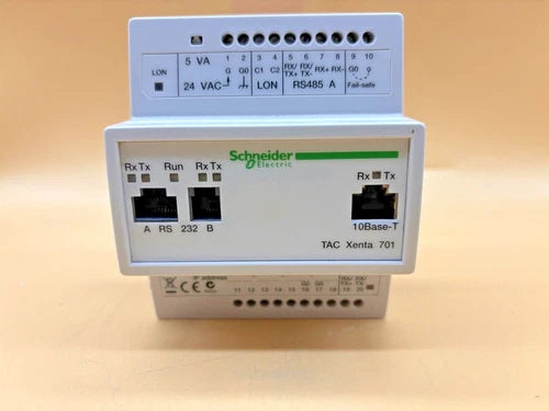 SCHNEIDER ELECTRIC TAC Xenta 701 Web Server, Version 5.1.6, HW 2.1 007301500