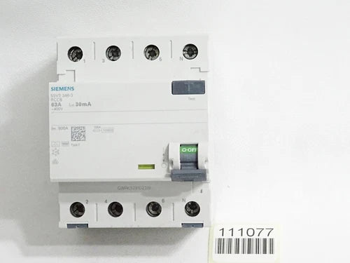 Siemens FI-Schutzschalter 5SV3346-3 5SV3 346-3 RCCB 63A