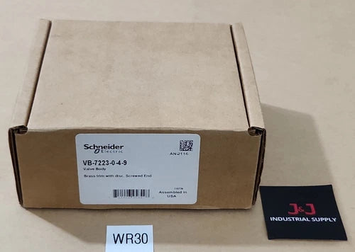 *BRAND NEW* Schneider Electric VB-7223-0-4-9 Valve Body Brass Trim + Warranty!