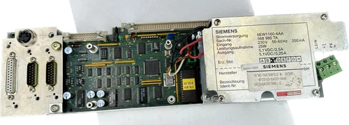 SIEMENS 6EW1160-6AA 230V Operator Panel Power/Platinum