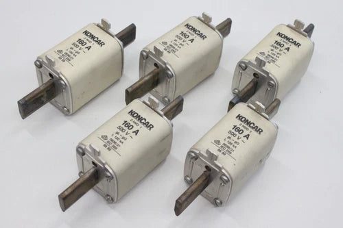 5x KONCAR 2 NVO 1 160A 500V NH Sicherungseinsatz 2NVO1 unused