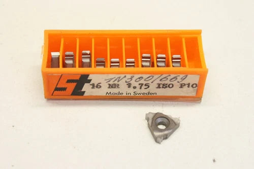 10x SNAP-TAP 16NR1.75 16 NR 1.75 ISO P10 1N300/669 Threading Inserts