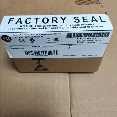 1PC New Factory Sealed AB 1794-IF8IH Output Unit PLC 1794IF8IH