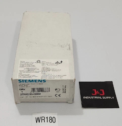 *NEW IN BOX* Siemens 3TH4280-0BB4 8S/8NO Control Relay 24Vdc Coil + Warranty!