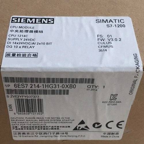 New Siemens 6ES7214-1HG31-0XB0 6ES7 214-1HG31-0XB0 Central Processing Unit #D