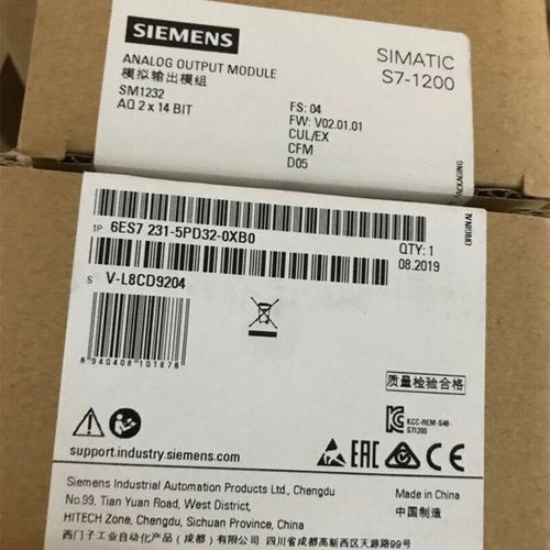 6ES7231-5PD32-0XB0 Siemens Analog Input Module 6ES7231-5PD32-0XB0 New Brand