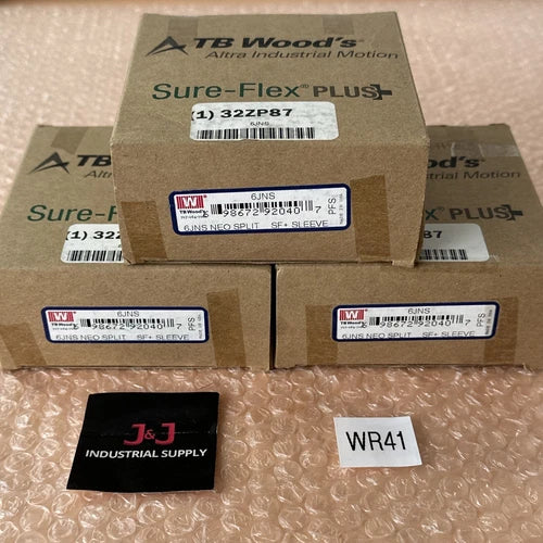 (3) NEW- TB WOOD'S 6JNS Neoprene Split Sleeve Coupling Insert || FAST SHIPPED