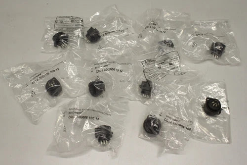 10x AMPHENOL C01630G00610012 Stecker C016 30G006 100 12 OVP