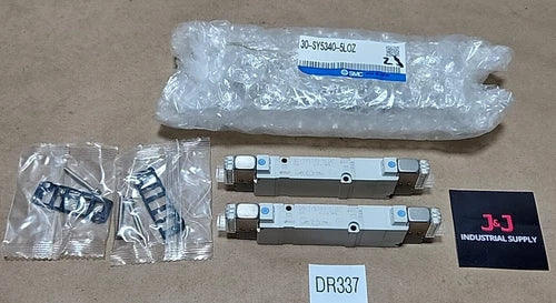 *BRAND NEW* [2] SMC 30-SY5340-5LOZ Double Solenoid Valve 0.2~0.7MPa + Warranty!