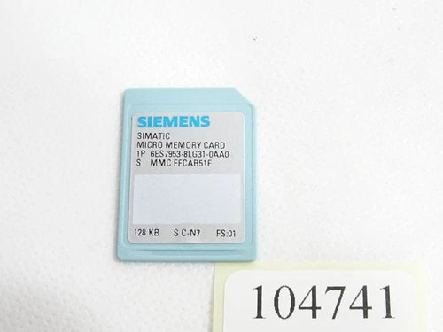 Siemens Micro Memory Card 6ES7953-8LG31-0AA0 6ES7 953-8LG31-0AA0 128KB