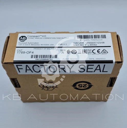 1769-OF4 CompactLogix 4-channel analogue output module, current/voltage outputs